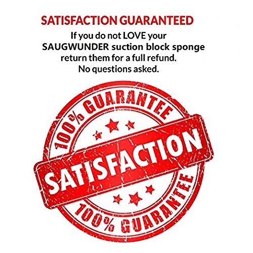 SAUGWUNDER Cleaning Sponge Super Absorbent Water Durable ^-^ 17.5×7.5×3.5 cm[6.9 x 3 x 1.38 inches] Use for Household Clean Cars/Boats The dust and Dirt on Furnitures,Bathtubs&etc.